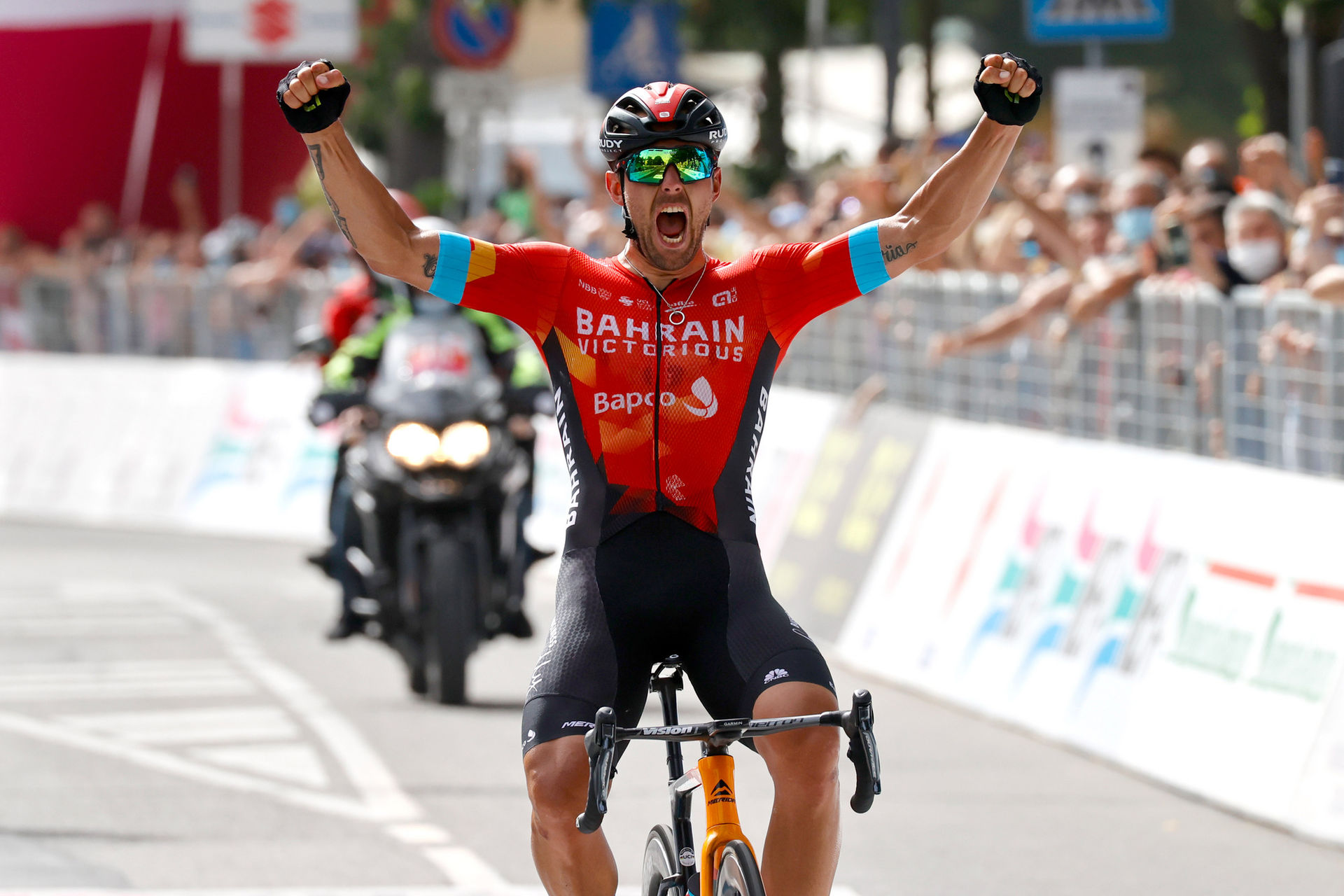 Bahrain Victorious, rowery Merida, rowery szosowe Merida, Reacto, Merida Reacto, Matej Mohoric, Jan Tratnik, Sonny Colbrelli