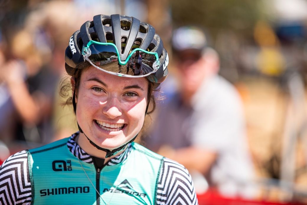 Izzy Flint at the MTBA National Championships